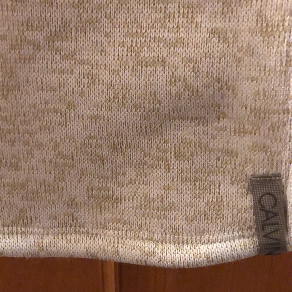 Calvin Klein fleece lined scarf neutral color - Picture 5 of 5